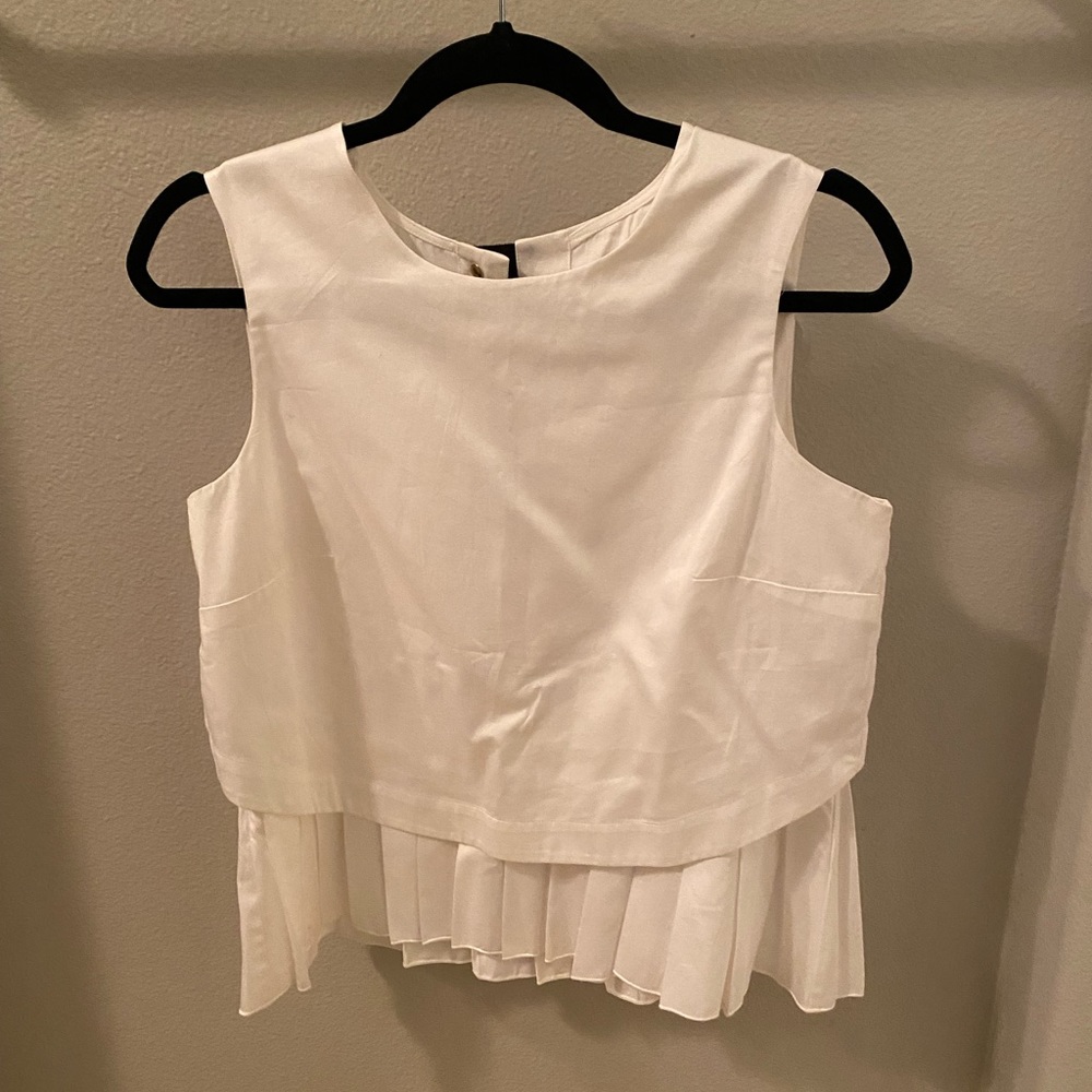 Cuyana white top size small